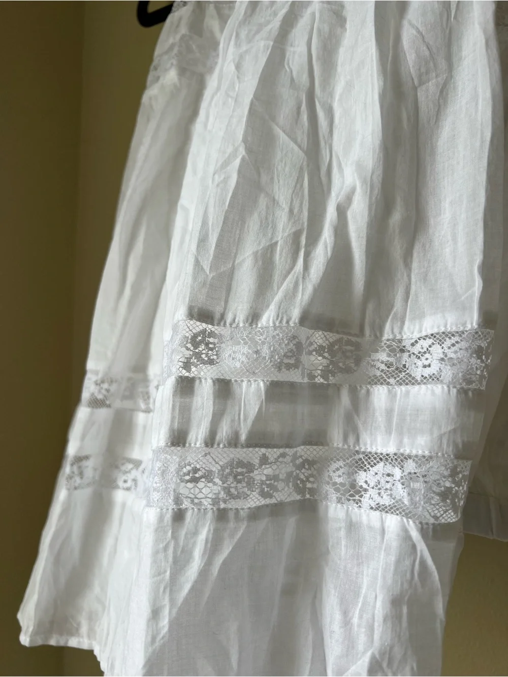 J. Crew Lace-trim pintuck Skirt - Picture 8 of 10